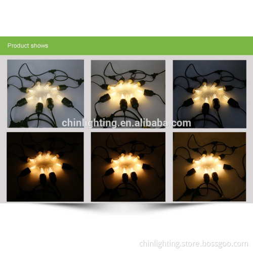 UL listed S14 E26 1.5W LED filament bulb led light string for outdoor patio and decoration